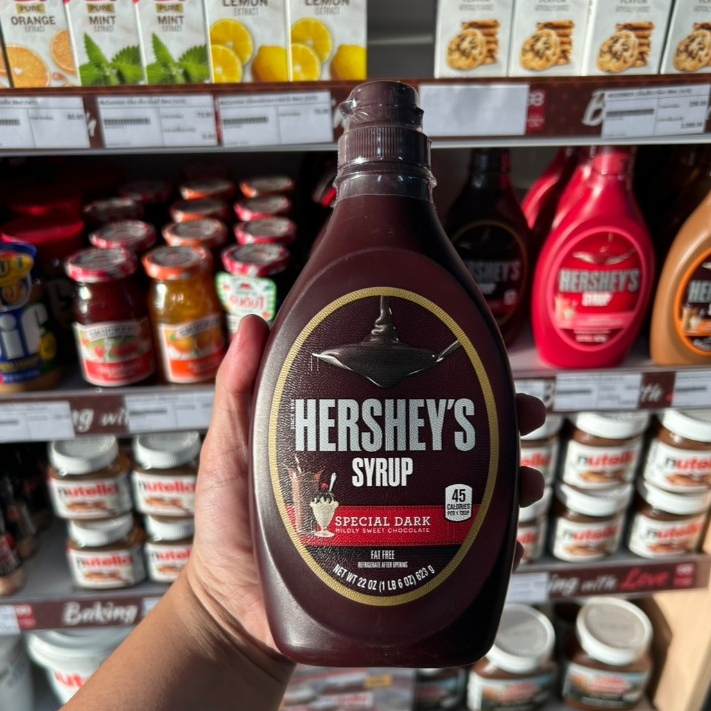 Hershey's Syrup เฮอร์ชีส์ ไซรัป chocolate strawberry caramel 650g