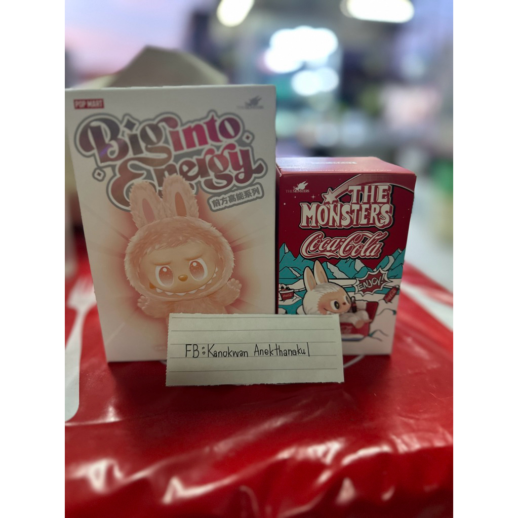 [พร้อมส่งจากไทย🇹🇭]Labubu V3+Figure CocaCola | ลาบูบู้ V3 + โมเดลโค้ก