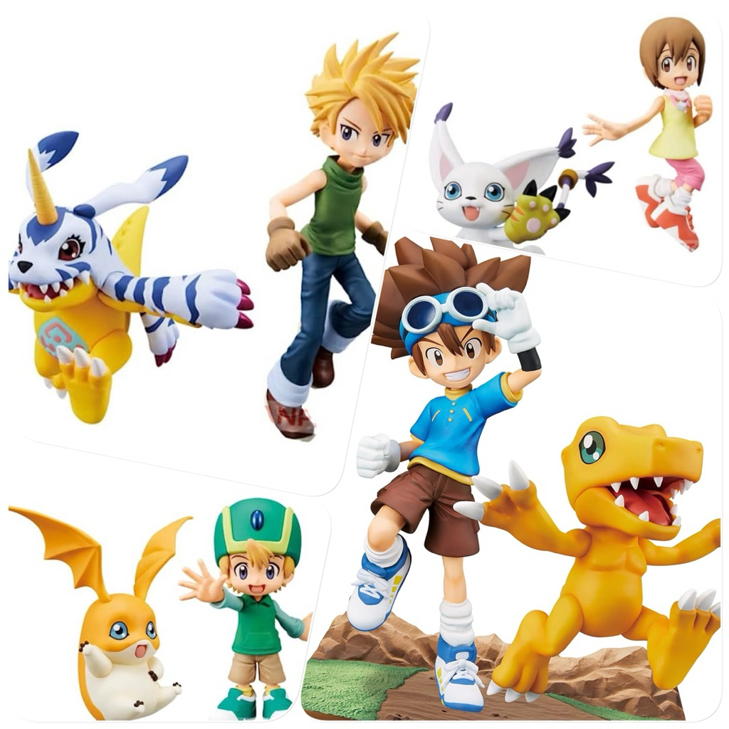 Digimon DXF ~ADVENTURE ARCHIVES~ Taichi Agumon Yamato Gabumon Takeru Patamon Hikari Tailmon Gatomon ดิจิมอน ฟิกเกอร์แท้