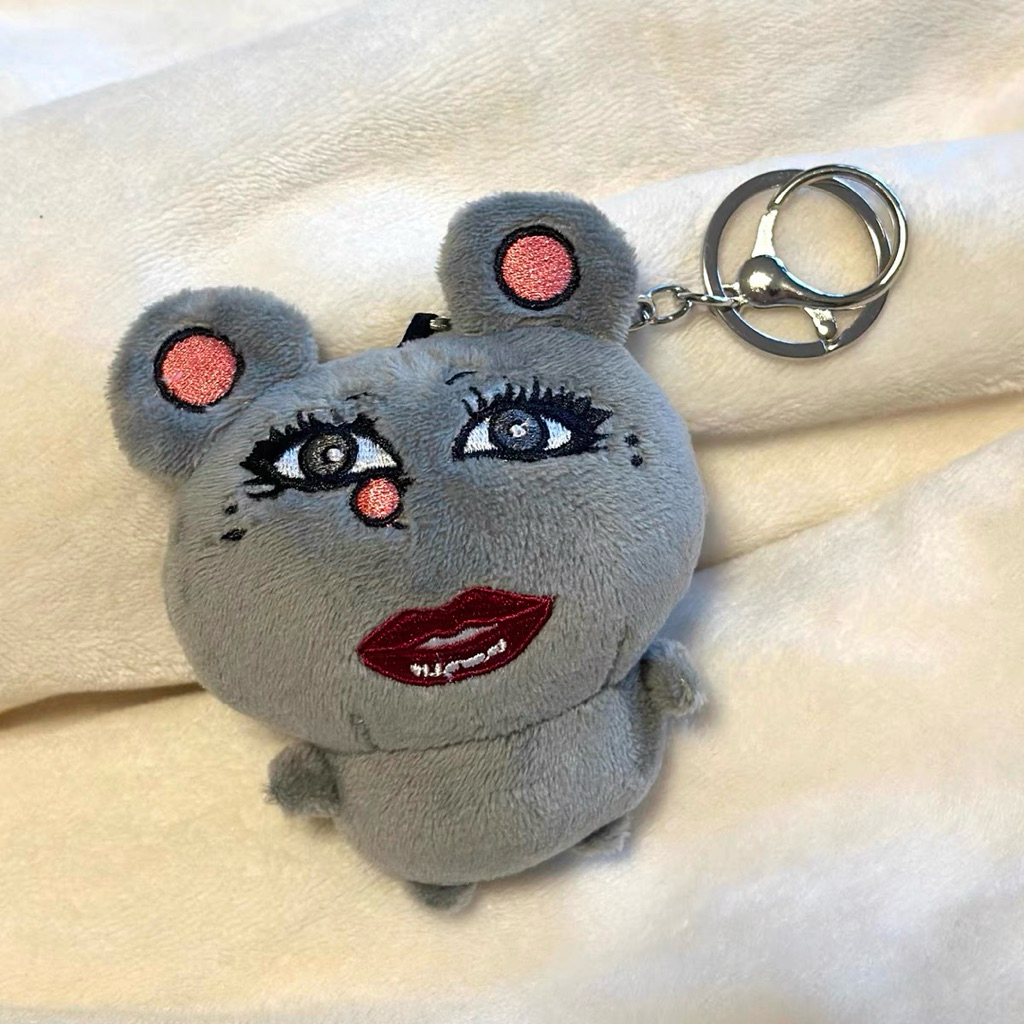 พวงกุญแจหนูLADY GAGA 11CM.