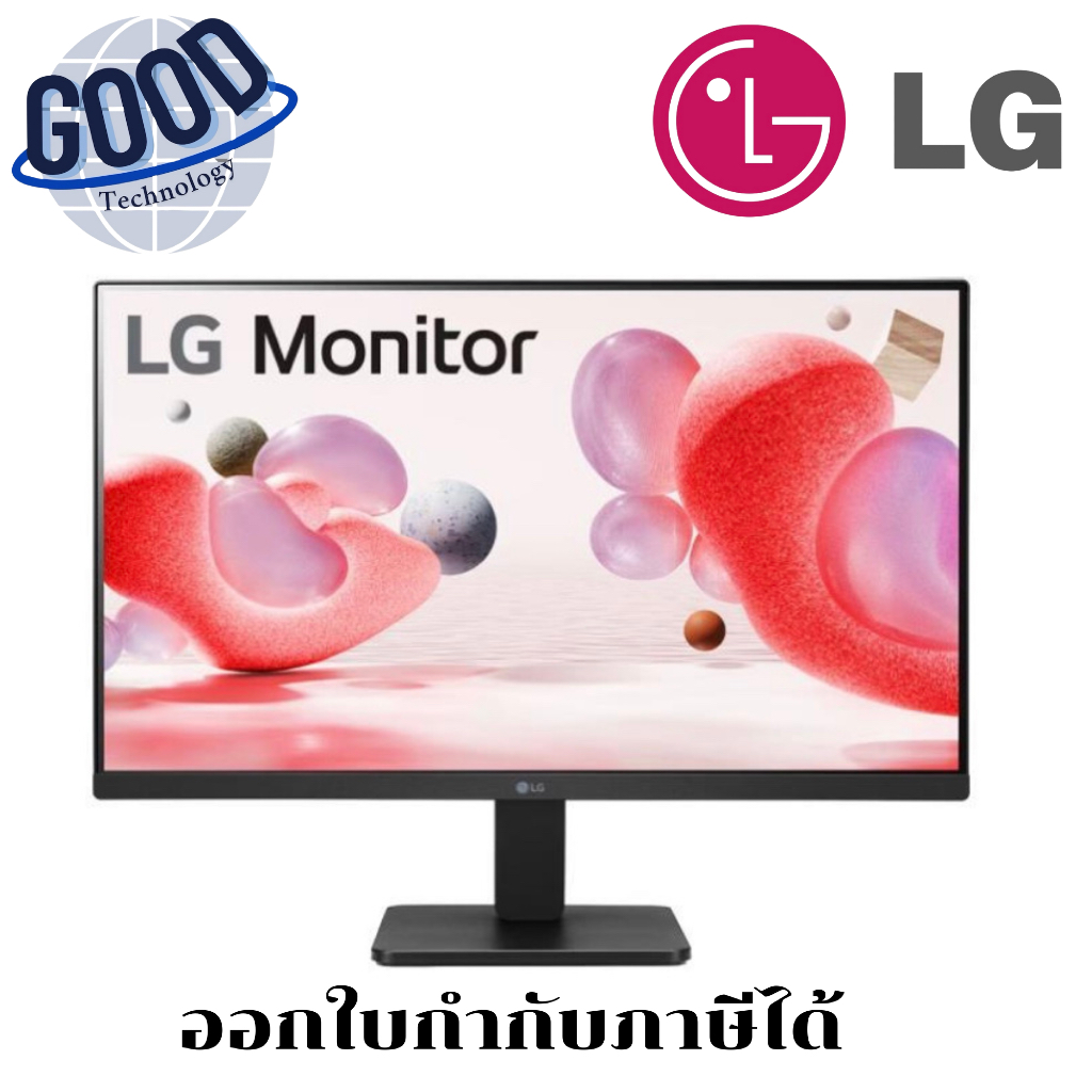 LG IPS Full HD จอภาพ  ขนาด 24 นิ้ว พร้อม AMD FreeSync สีดำ