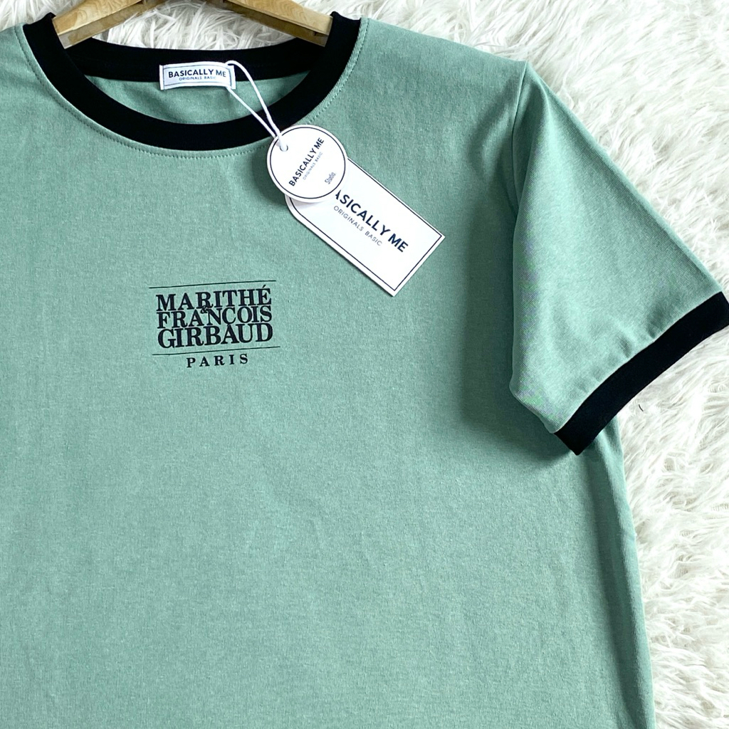 มือ1 เสื้อยืดงานป้าย BASICALLY ME เสื้อยืดผ้าคอตตอน