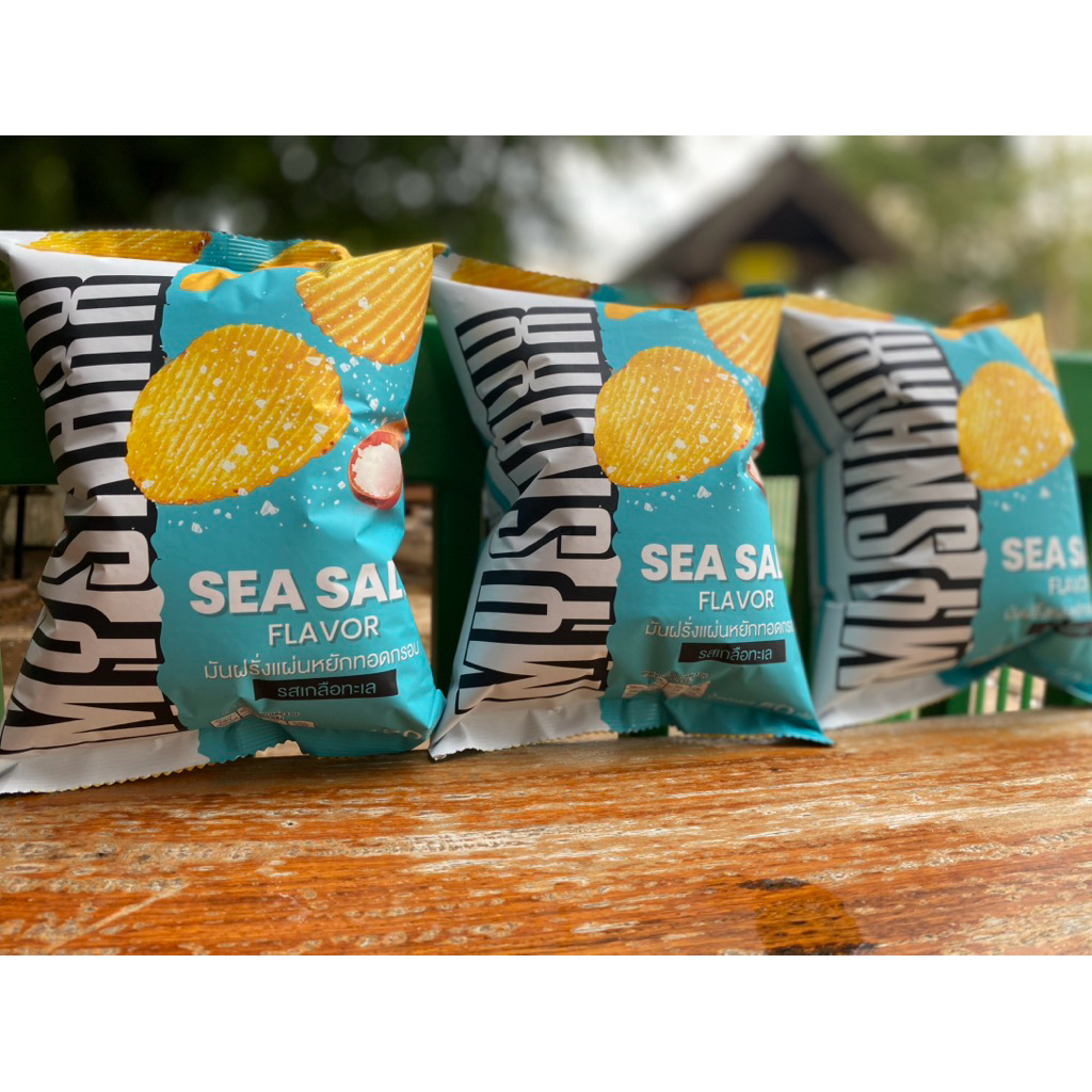 MY SNAXX [SEASALT] มาย สแน็คซ์ มันฝรั่งแผ่นหยัก 50g