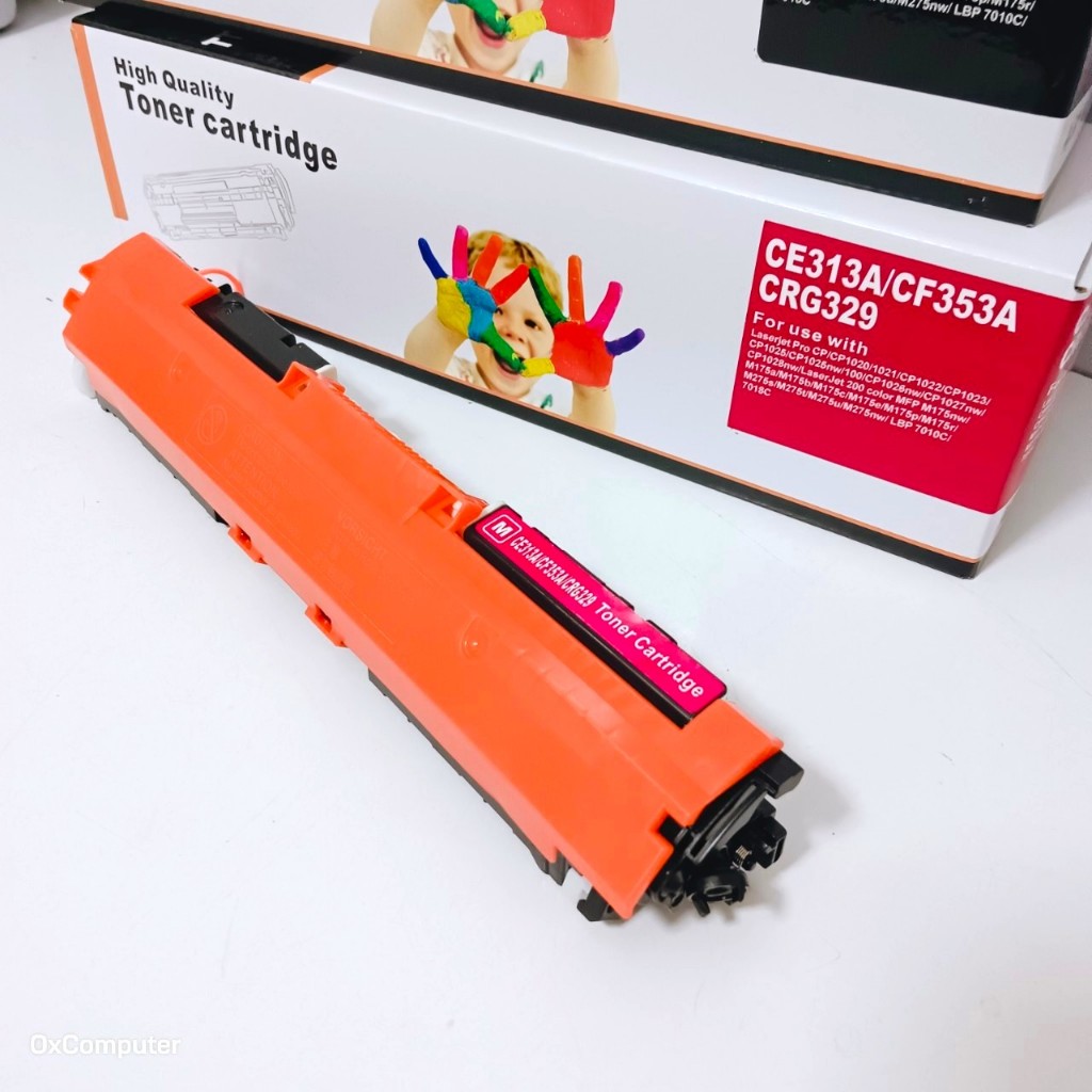 ตลับหมึกโทนเนอร์เทียบเท่า  HP 130A (CF350A-353A) สำหรับเครื่อง HP Color LaserJet Pro M176n / M177Fw - รูปที่ 2