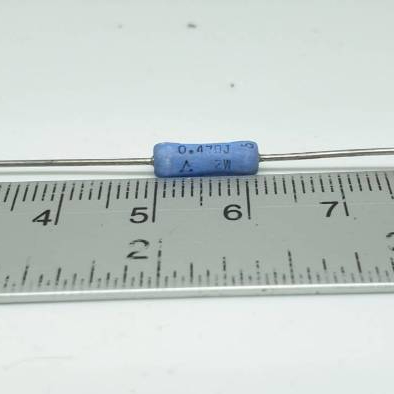 0.47 Ohm 2 watt Resistor Metal Oxide Matsushita