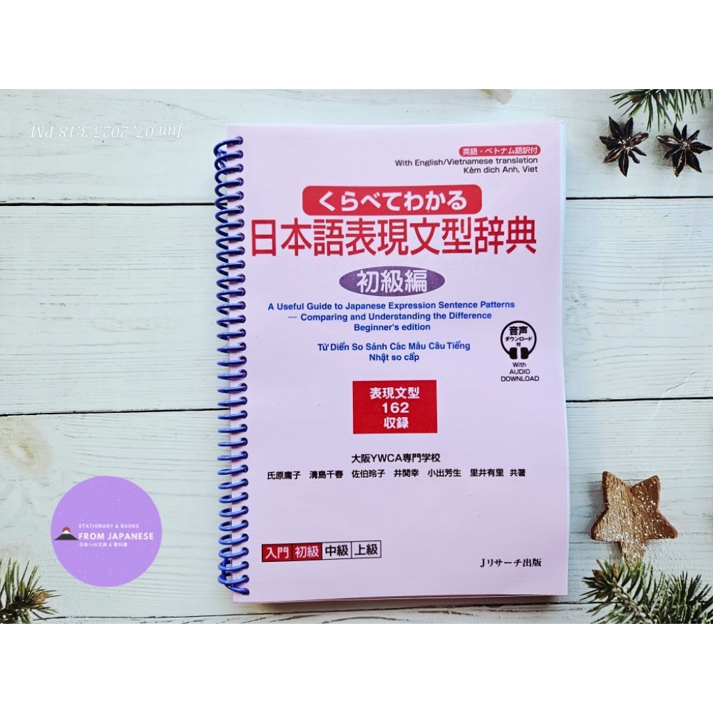 พจนานุกรมรวมไวยากรณ์พื้นฐาน JLPT N5~N4 พร้อมคำอธิบายภาษาอังกฤษ