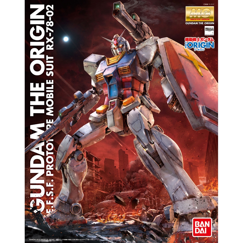 MG BANDAI RX-78-02 GUNDAM (THE ORIGIN)