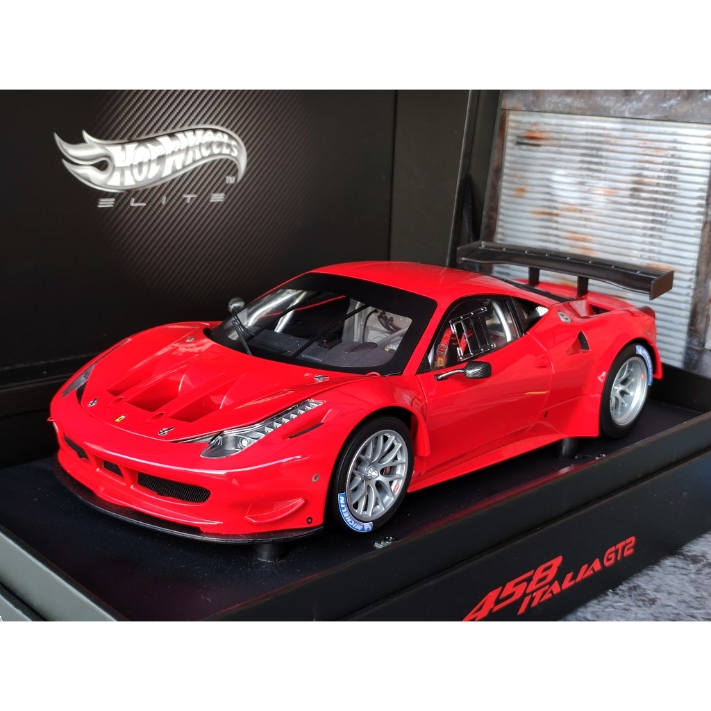 โมเดลรถFerrari458italiagt2 1/18 โมเดลรถ Ferrari F458 italia GT2 1:18 โมเดลรถ Ferrari 1/18 โมเดลรถ Fe