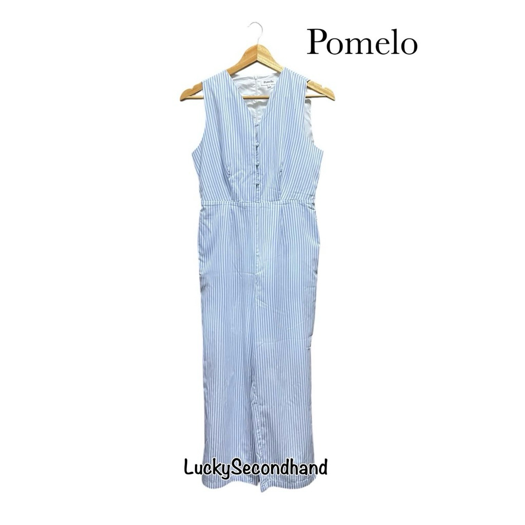 Pomelo จั้มสูท มีกระเป๋าสองข้าง