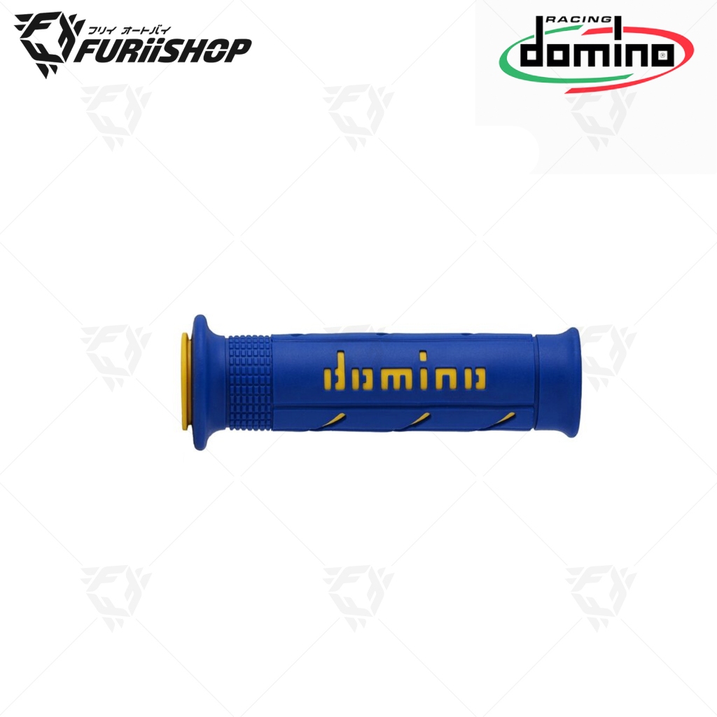 ปลอกแฮนด์ DOMINO A250 ปลายเปิด น้ำเงิน-เหลือง