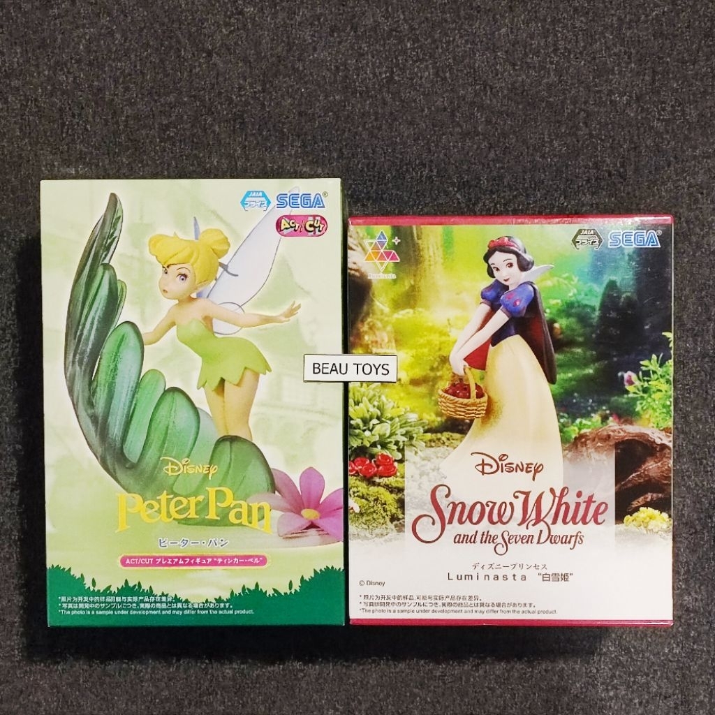 (ของแท้ )SEGA Tinker Bell figure / Snow White figure Luminasta (มือ1)