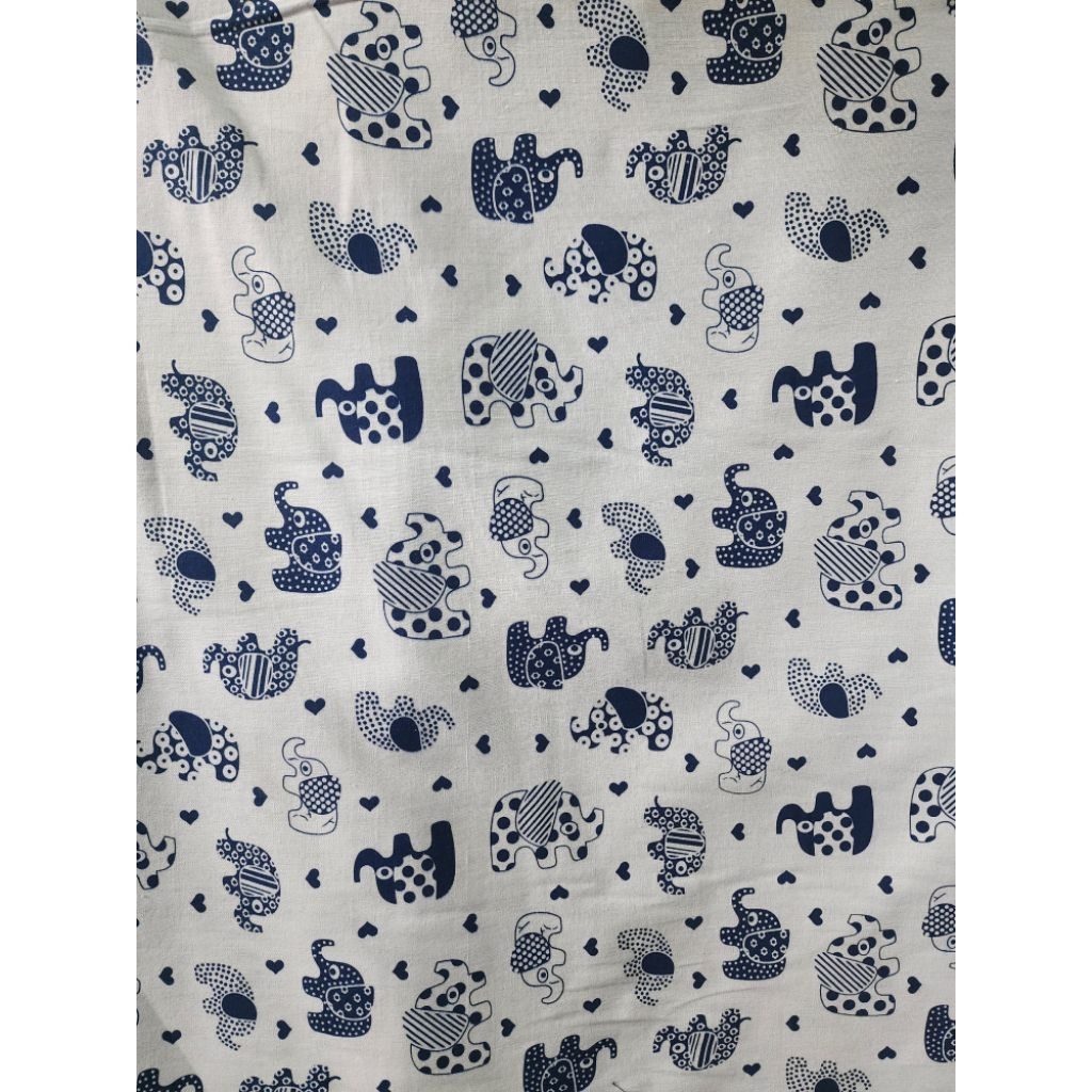 ผ้าฝ้าย แท้ 100% พร้อมส่ง ตัดชิ้นยาวได้ พิมพ์ลาย กว้าง 110-115ซม - รูปที่ 7