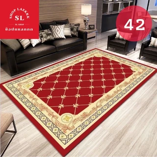 พรม3D พรมโทนแดง เรียกทรัพย์ [ขนาด 3.5 ฟุต] 120x160 CM พรมปูพื้น พรมปูพื้นห้องนั่งเล่น พร้อมส่งจากไทย