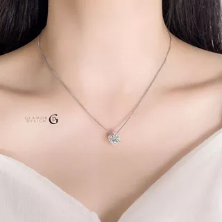 GLAMOR✨สร้อยคอเงิน Magic จี้หยดน้ํา สร้อยแฟชั่น สร้อยหยดน้ำ สร้อยคอเงินแท้925 จี้เพชร สร้อยเพชร