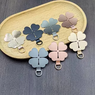 แพทช์เชือกคล้องโทรศัพท์มือถือเคส คลิปยึดเคสโทรศัพท์แบบโลหะบางพิเศษป้องกันการตกหล่น