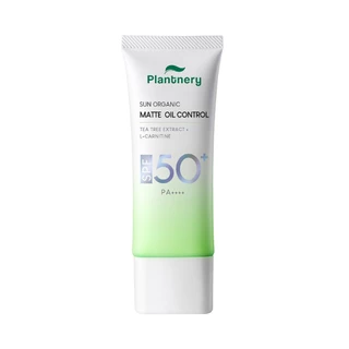 Plantnery Organic Clear Acne Matte Oil Control Facial Sunscreen SPF50+ PA+++ 40 ml กันแดดเนื้อแมต คุมมัน กันน้ำ ปัญหาสิว