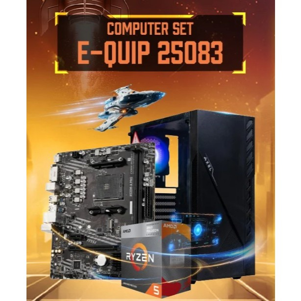 COMPUTER SET - E-QUIP 25083 (R5 4600G | RAM16GB/3200 | SSD 500GB)