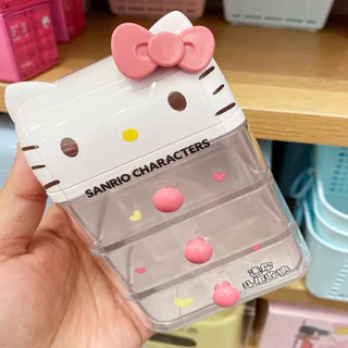 🎀พร้อมส่ง กล่องลิ้นชักจิ๋ว 3 ชั้น Sanrio x Miniso ลิขสิทธิ์แท้ 💯