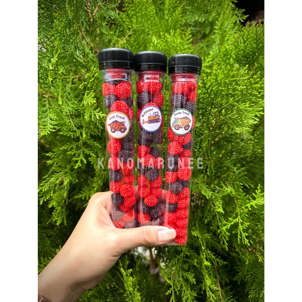 เยลลี่เบอร์รี่ ม่วง-แดง หลอด Shot ทานเพลิน หนุบหนับ หอมเบอร์รี่