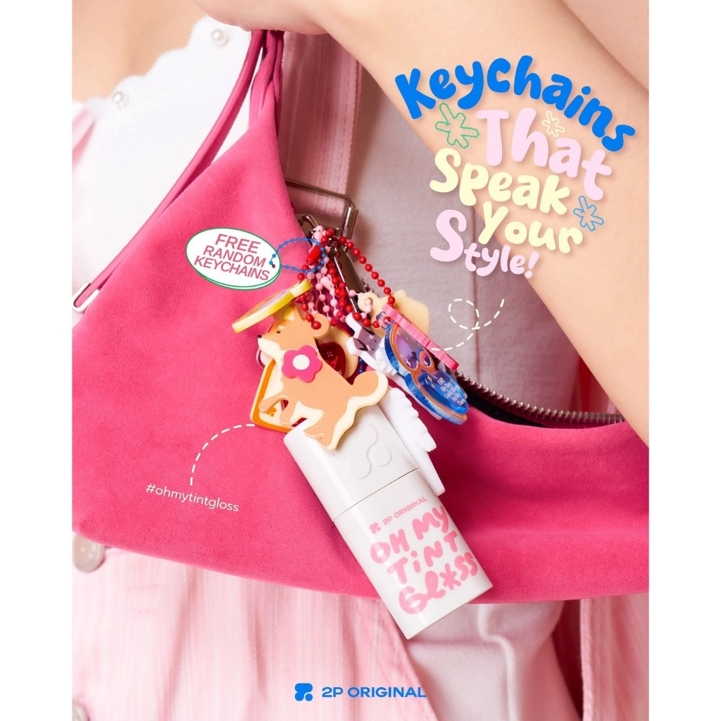 ลิปกลูโคส (แถมสุ่มพวงกุญแจ) 2P ORIGINAL Oh My Tint Gloss 3g. - รูปที่ 4