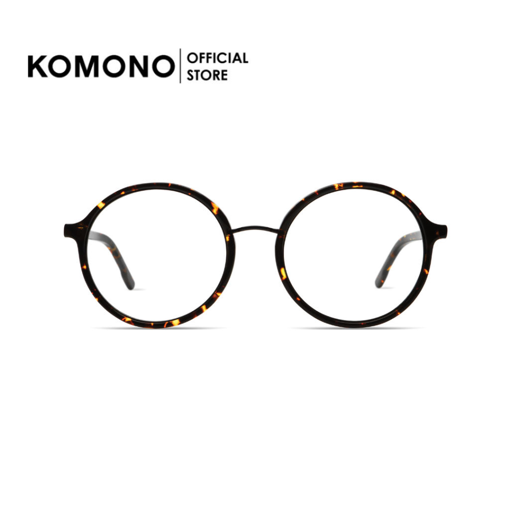 KOMONO Alvie Flake กรอบแว่นตา ทรงกลม สีกระ