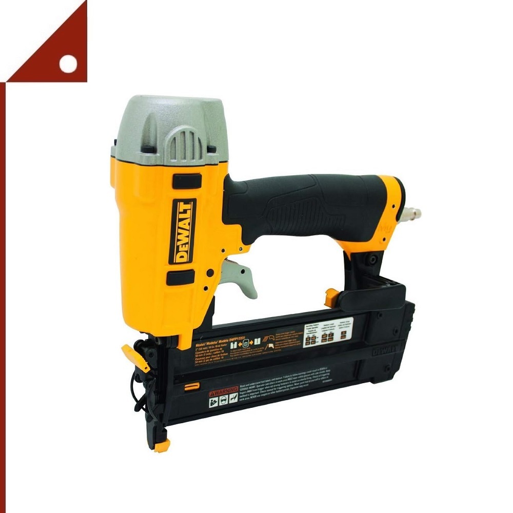 DEWALT : DWTDWFP12231* เครื่องยิงตะปูลม Brad Nailer Drives 18GA Finish Nails 5/8 in. to 2 in