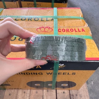 ใบเจียรบาง ใบเจียรหนา 4 นิ้ว COROLLA ใบเจียร ใบขัด เหล็ก ใบเจียร ตัดเหล็กตัดสเตนเลส 4 นิ้ว บาง ตราผึ้ง สีเขียว (25ใบ)