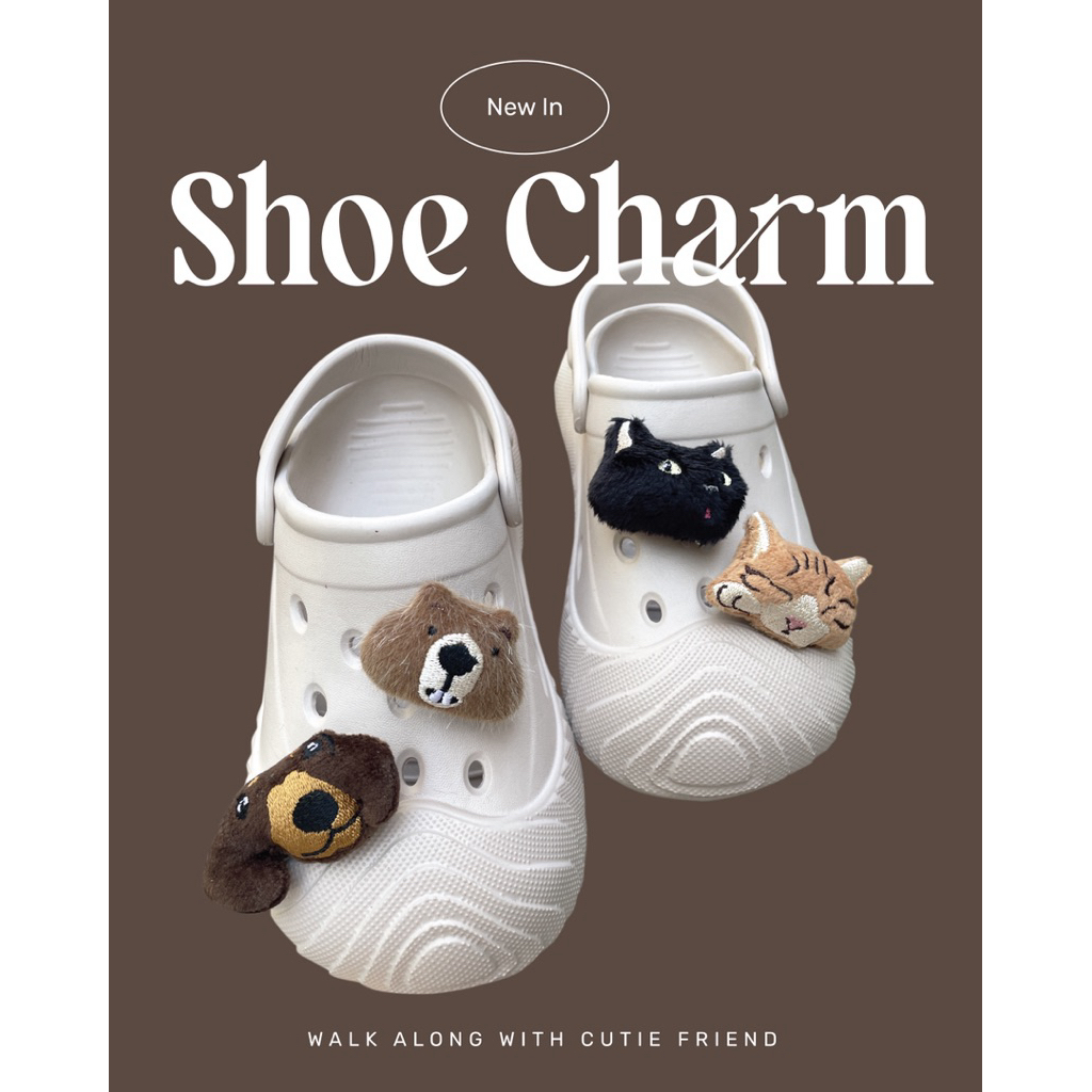 Shoe Charm - ตัวติดรองเท้า ตุ๊กตา หน้าสัตว์