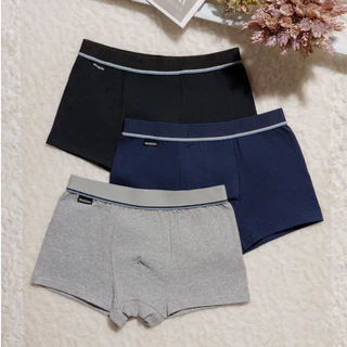 กางเกงในเด็กผู้ชาย เซ็ต3ตัว บ็อกเซอร์เด็กสีพื้น Boxer Boocon บ็อกเซอร์ขาสั้น เนื้อผ้านิ่มสวมใส่สบาย