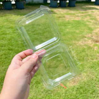 กล่อง FF45 FF-45 FF 45 ใส่ขันข้าว 8-9 ซม.พอดีสวย (คล้ายกล่อง P24แต่ใหญ่กว่านิดหน่อย) กล่องล๊อคได้ สีใส ใส่ขนมสวยมาก