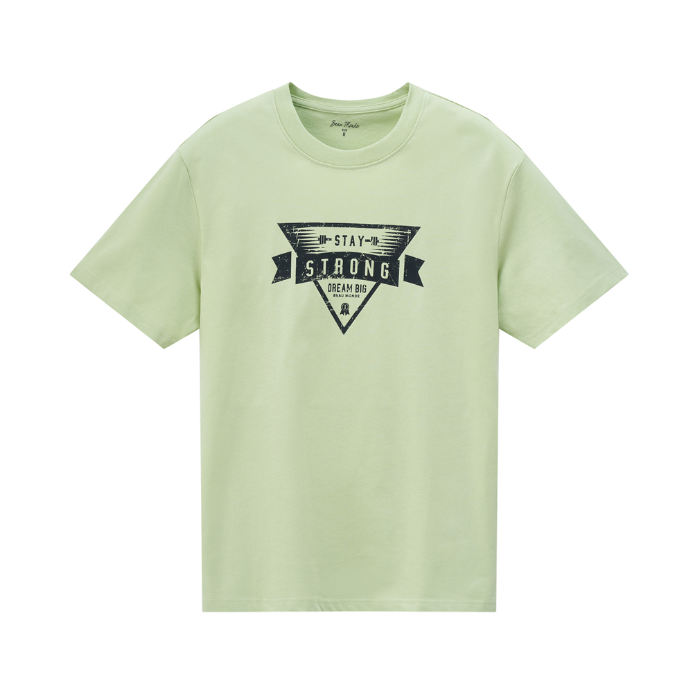 GIORDANO (Online Exclusive) เสื้อยืดผู้ชาย Men's Printed Tee 13095299