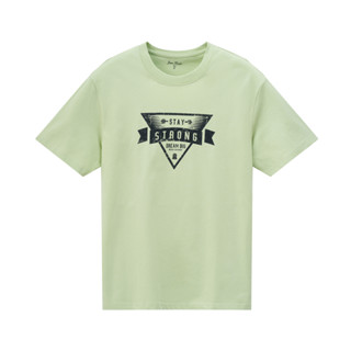 GIORDANO (Online Exclusive) เสื้อยืดผู้ชาย Men's Printed Tee…