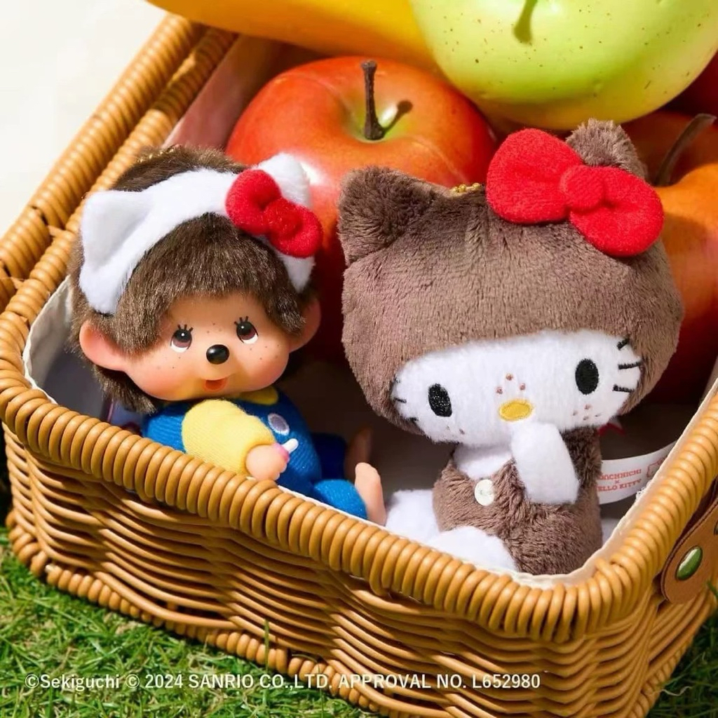 Monchhichi x Hello Kitty Keychain