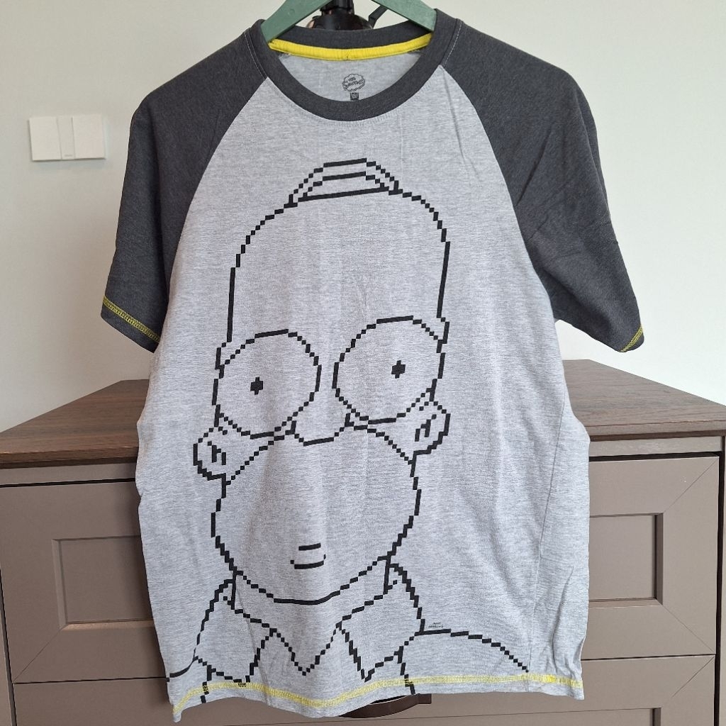 เสื้อยืด ลายการ์ตูน the simson big face Size M (AD97)