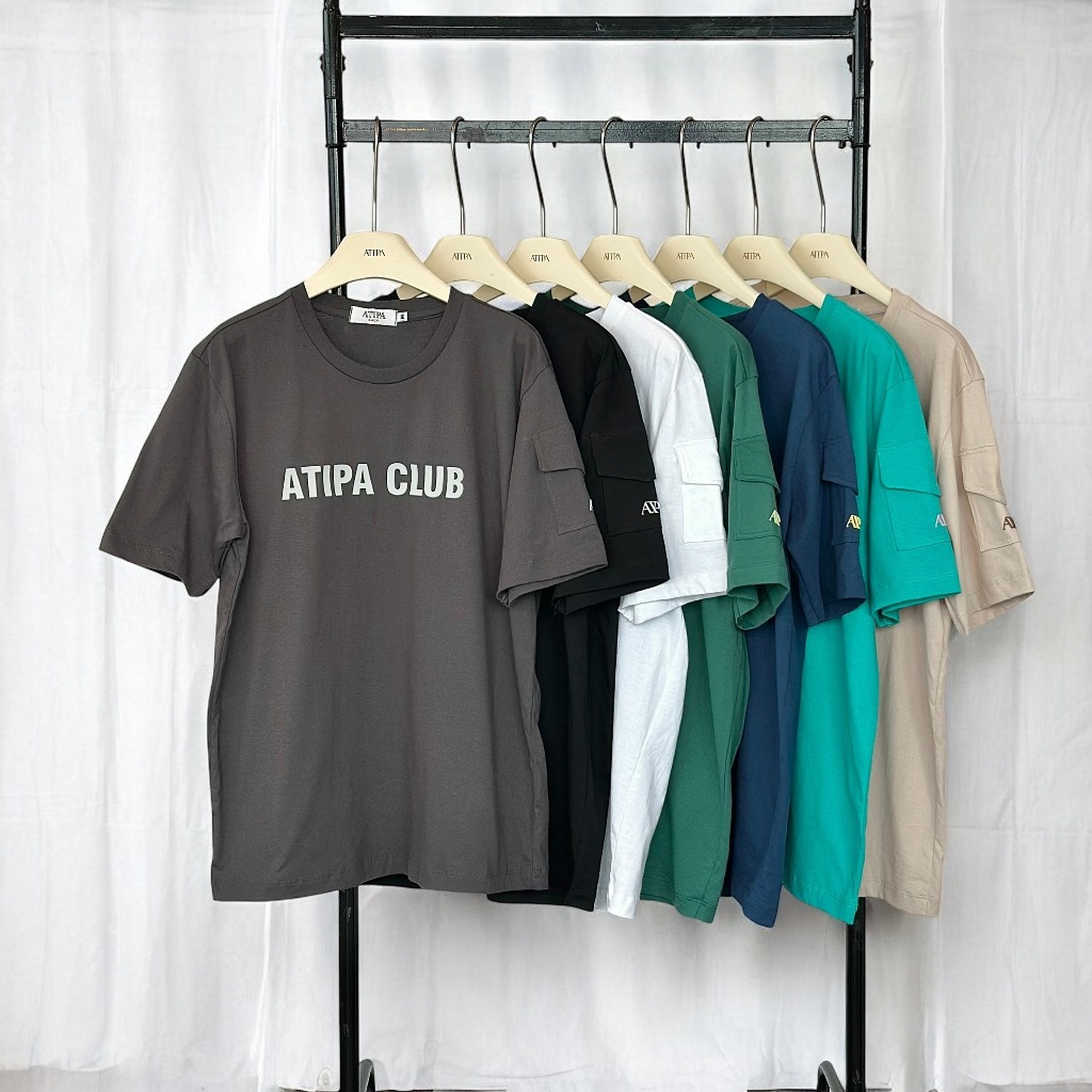 Atipashop - NOXWEAR ATIPA CLUB เสื้อยืด แขนสั้น ทรงโอเวอร์ไซส์ สกรีนลาย