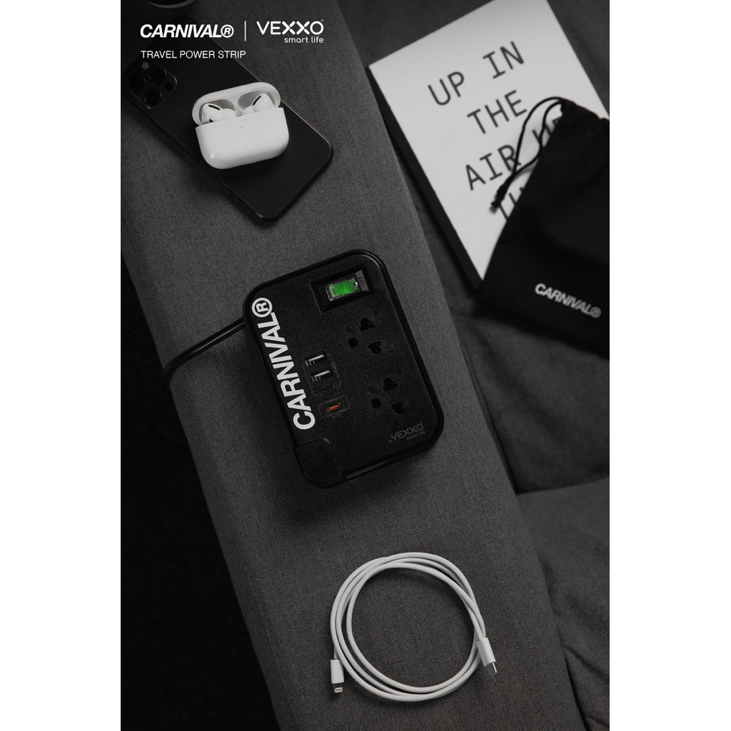 ปลั๊ก CARNIVAL® X VEXXO TRAVEL POWER STRIP