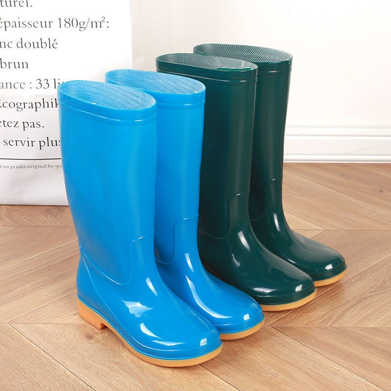 รองเท้าบูทข้อยาวใส่กันน้ำกันฝน พื้นยางนิ่มใส่เดินสบาย รุ่นYX-908