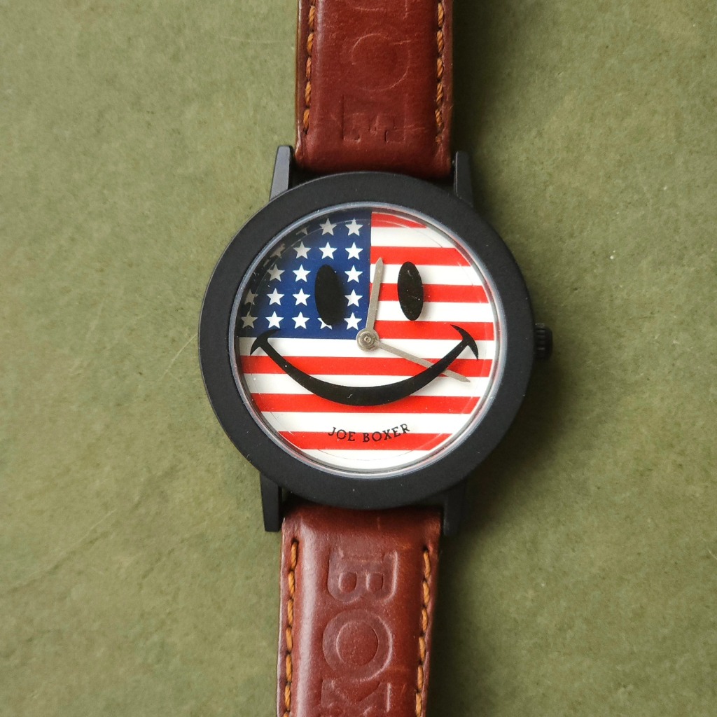 Vintage Joe Boxer USA Flag Watch มือสอง​ สภาพดี​