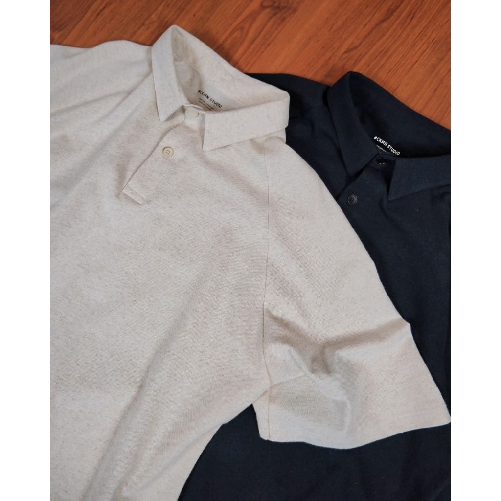 OVERSIZE HEMP POLO BCKMN STUDIO