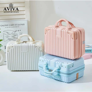 AVIVA Suitcase Luggage กระเป๋าเดินทาง กระเป๋าเครื่องสําอาง ขนาดเล็ก 14 นิ้ว สําหรับผู้หญิง