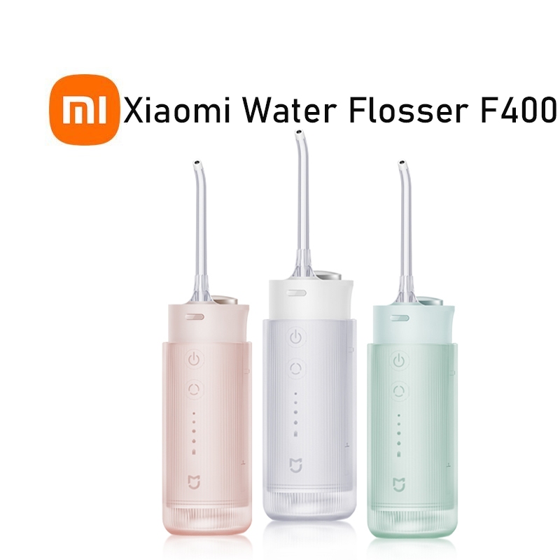 Xiaomi Mijia Electric Water Flosser F400 เครื่องทำความสะอาดฟันด้วยน้ำไฟฟ้า เครื่องล้างปากพกพา