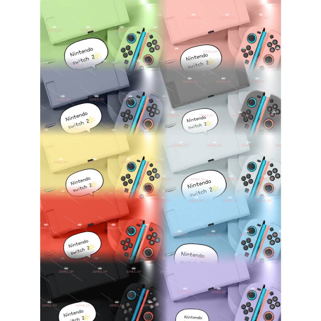 เคส Nintendo Switch 2 TPU นิ่ม เข้ารูปทรง สีพาสเทล ไม่ย้วย For Nintendo Switch2