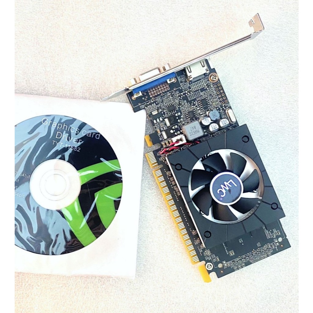 การ์ดจอวีจีเอ VGA GT610 1GB DDR3 การ์ดจอ​ LWC (Longwell)