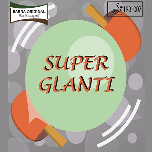 ยางปิงปองประเภทแอนตี้Barna Original Super Glanti  ของแท้ต้องมีปก