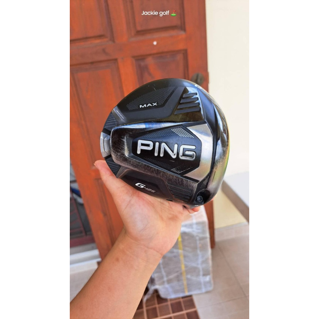 ไม้กอล์ฟ มือสองสภาพดี หัวไดรเวอร์ PING G425 MAX Loft 9' พร้อม sleeve