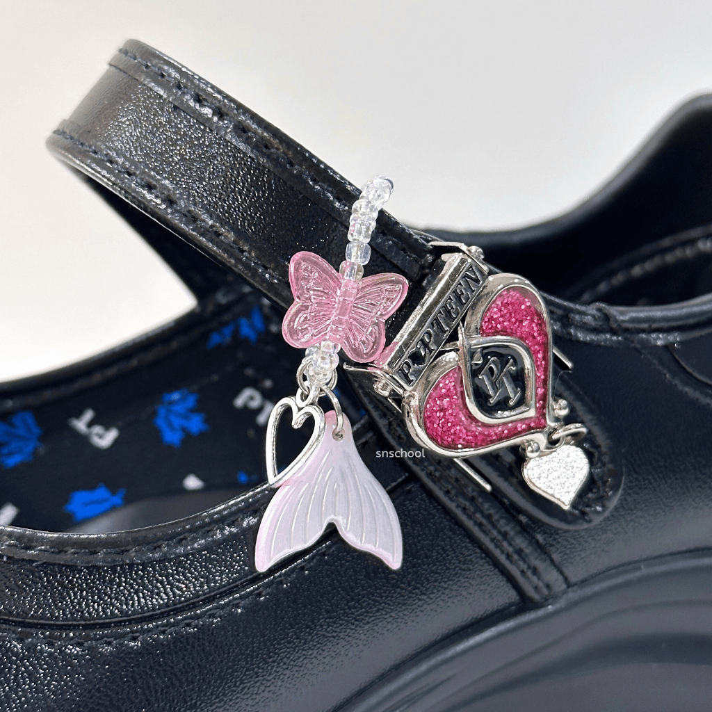 สายรัดรองเท้านักเรียน แหวนลูกปัดรองเท้า สายคล้องรองเท้า หมีเจลลี่ ลูกปัด 1 เส้น จี้ห้อยรองเท้า - รูปที่ 4