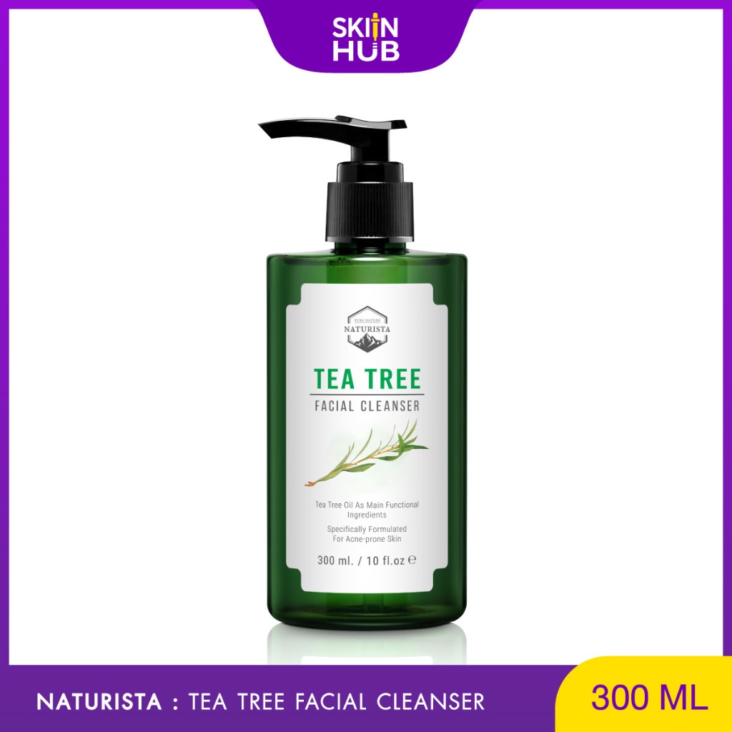 Naturista Tea Tree Facial Cleanser เจลล้างหน้าทีทรี ดูแลผิวมัน และผิวเป็นสิวง่าย