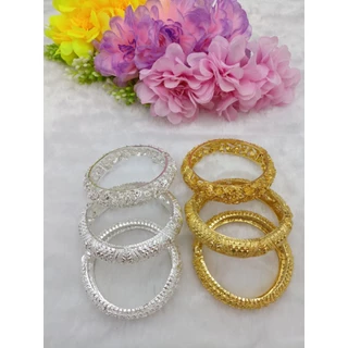 เครื่องประดับชุดไทย วงละ 65บาท กำไลลายพิกุลทอง