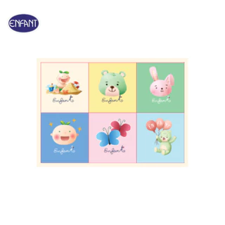 Enfant (อองฟองต์) Bye Bye Mozzie Patch แผ่นแปะกันยุง สูตรใหม่ยาวนาน 8 ชั่วโมง กลิ่นตะไคร้หอม 1กล่อง/48ชิ้น