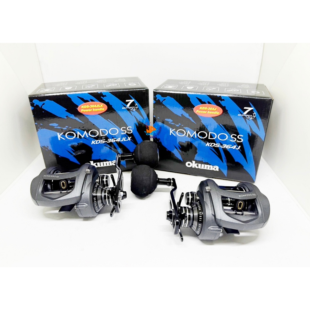 รอกจิ๊กทรงหยดน้ำ Okuma Komodo SS KDS-364J & KDS-364 JLX หมุนซ้ายและหมุนขวา